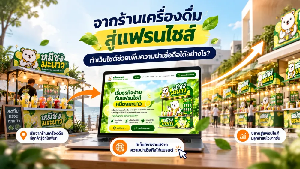 จากร้านเครื่องดื่มสู่แฟรนไชส์ หมีชงมะนาว